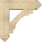 Ekena Millwork Merced Arts and Crafts Rough Sawn Bracket w/ Offset Brace, Douglas Fir, 8"W x 28"D x 28"H BKT0806X28X28MRC03RDF - alternate 3